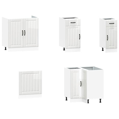 vidaXL 11 Piece Kitchen Cabinet Set "Lucca" Gloss White Engineered Wood 4