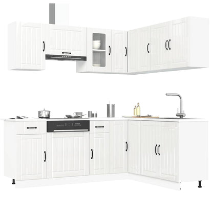 vidaXL 11 Piece Kitchen Cabinet Set "Lucca" Gloss White Engineered Wood 1