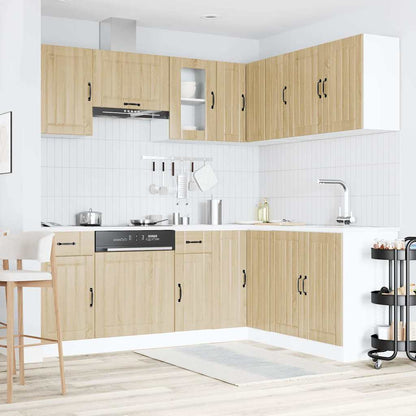 vidaXL 11 Piece Kitchen Cabinet Set "Lucca" Sonoma Oak Engineered Wood 3