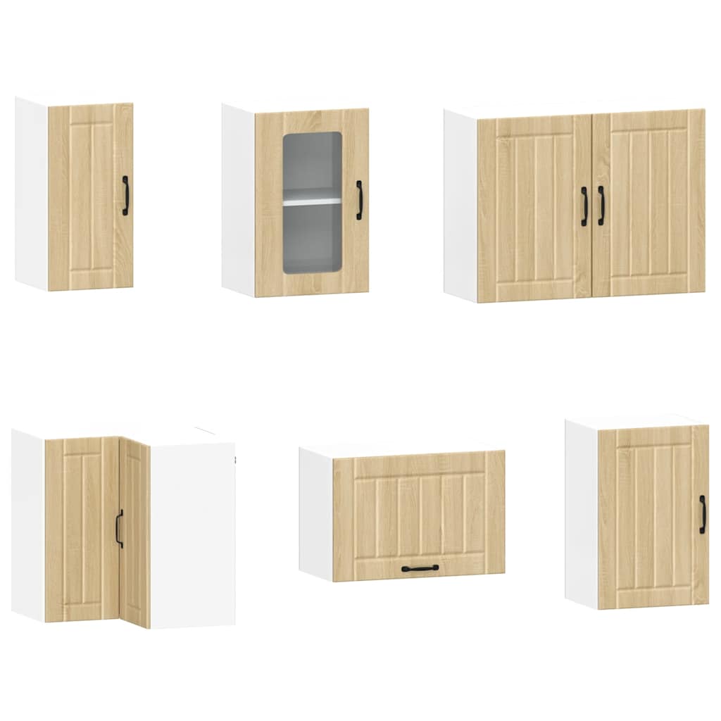 vidaXL 11 Piece Kitchen Cabinet Set "Lucca" Sonoma Oak Engineered Wood 5