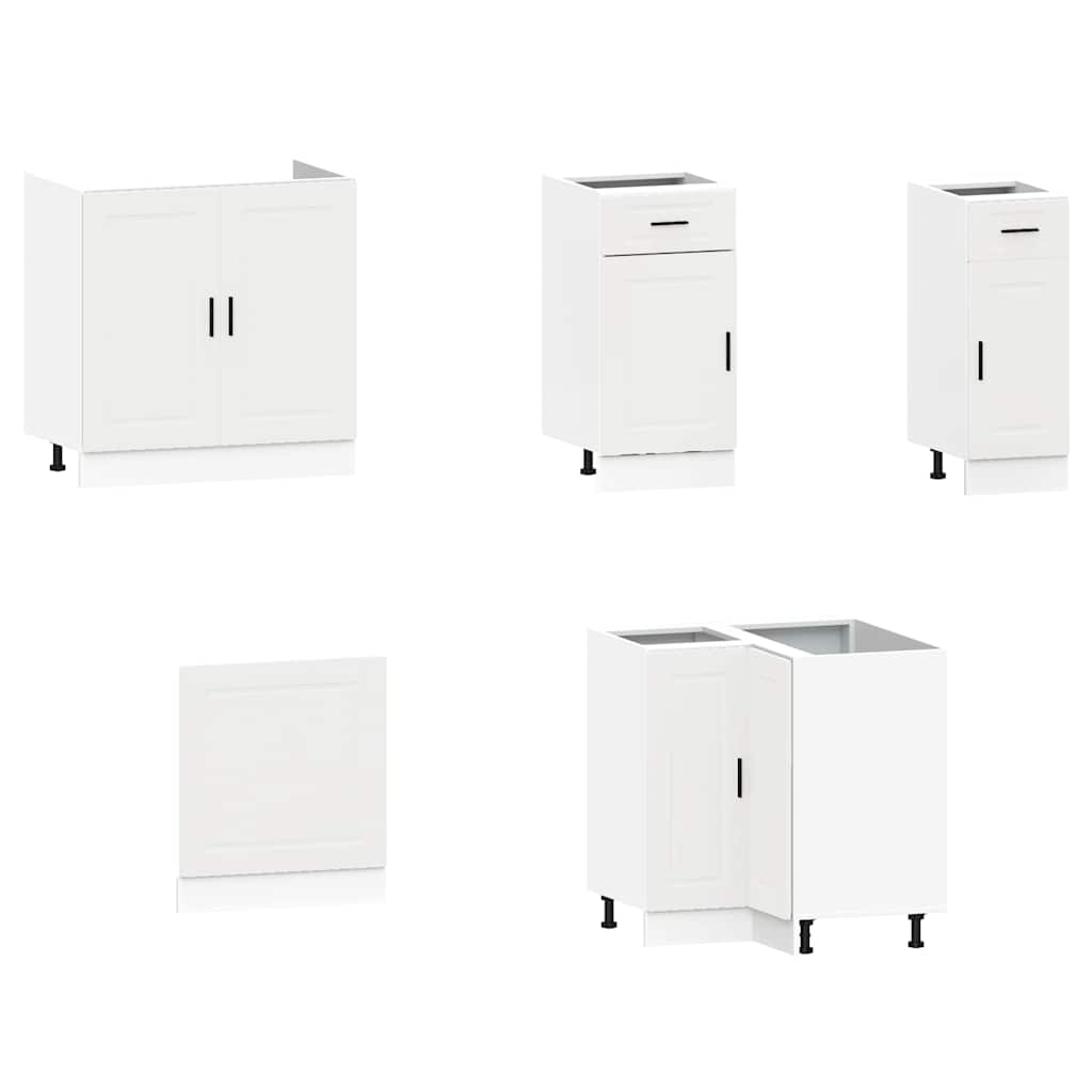 vidaXL 11 Piece Kitchen Cabinet Set "Porto" White Engineered Wood 4