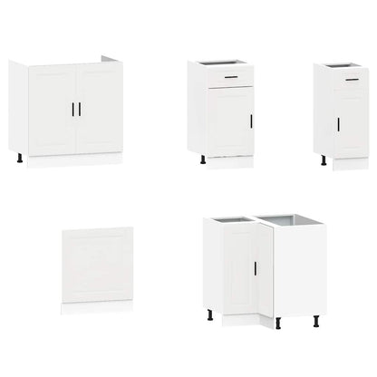 vidaXL 11 Piece Kitchen Cabinet Set "Porto" White Engineered Wood 4
