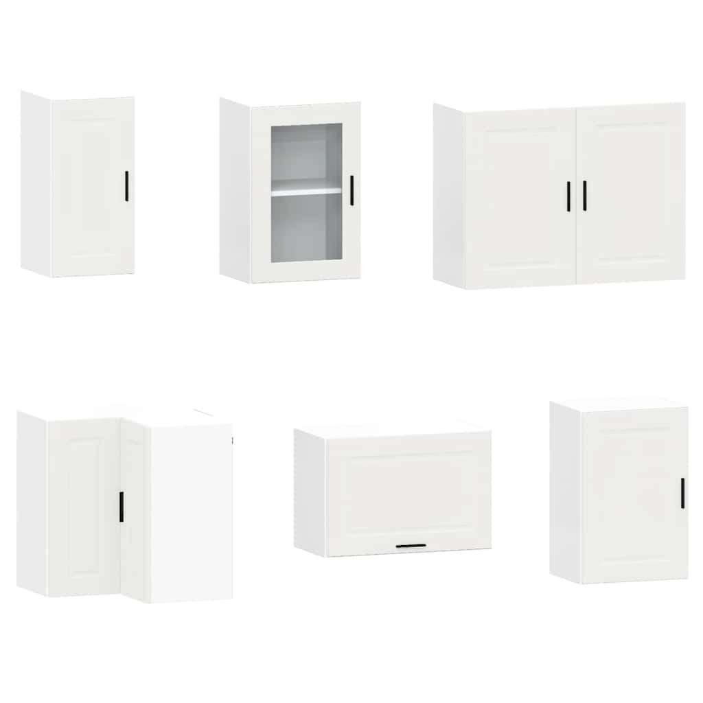 vidaXL 11 Piece Kitchen Cabinet Set "Porto" White Engineered Wood 5