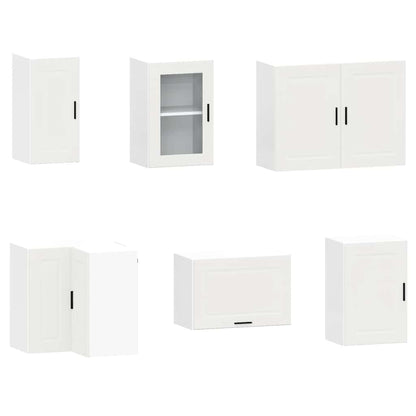 vidaXL 11 Piece Kitchen Cabinet Set "Porto" White Engineered Wood 5