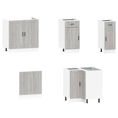vidaXL 11 Piece Kitchen Cabinet Set "Porto" Grey Sonoma Engineered Wood 4