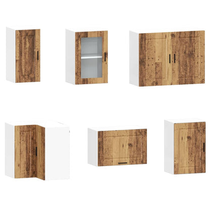 vidaXL 11 Piece Kitchen Cabinet Set "Porto" Old Wood Engineered Wood 5