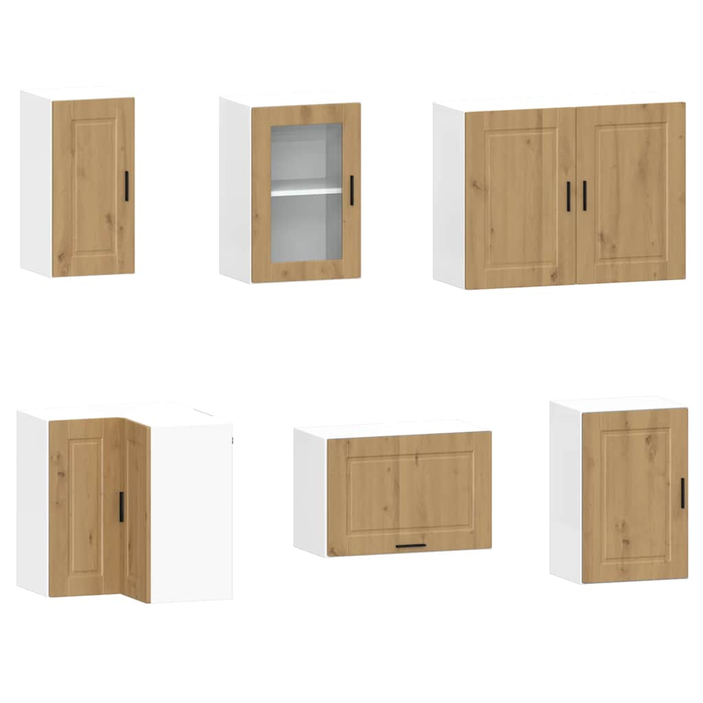 vidaXL 11 Piece Kitchen Cabinet Set "Porto" Artisan Oak Engineered Wood 5