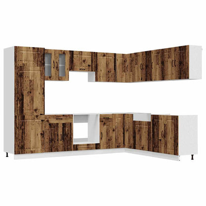 vidaXL 14 Piece Kitchen Cabinet Set "Kalmar" Old Wood Engineered Wood 2