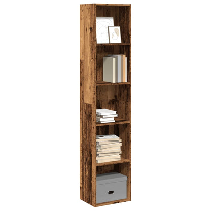 Bookcase 40x30x189 cm Engineered Wood Old wood
