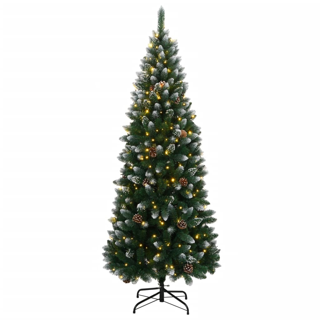 Artificial Christmas Tree Green 240 cm with LEDs