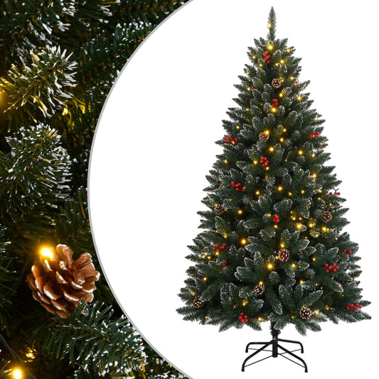 Artificial Christmas Tree Green 240 cm with LEDs