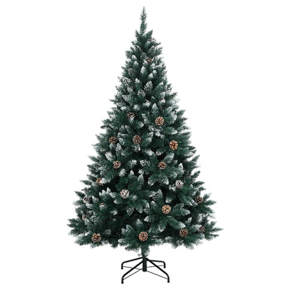 Artificial Christmas Tree with 300 LEDs with Stand Green 210 cm With leds