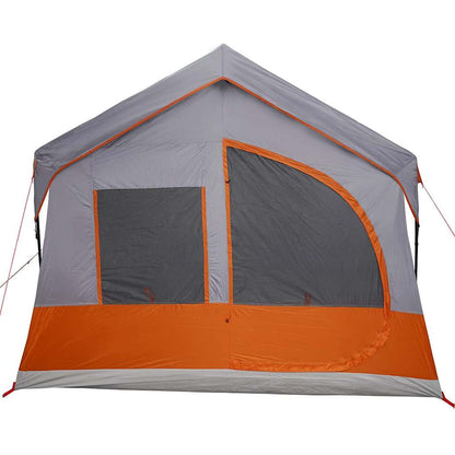 vidaXL Family Tent Grey and Orange 620 x 322 x 240 cm Polyester 6