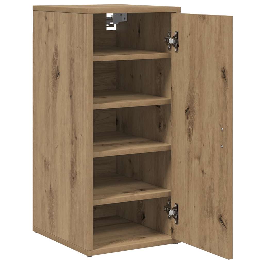 Shoe Cabinet 32x35x70 cm Engineered Wood Artisan oak Shoe cabinet with door