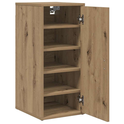 Shoe Cabinet 32x35x70 cm Engineered Wood Artisan oak Shoe cabinet with door