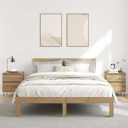 Bedside Cabinets 40x35x50 cm Engineered Wood Artisan oak