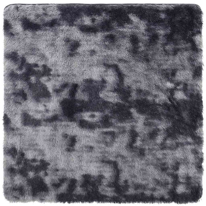 Shaggy Rug High Pile NAVARRA Polyester Dark Grey 240 x 240 cm