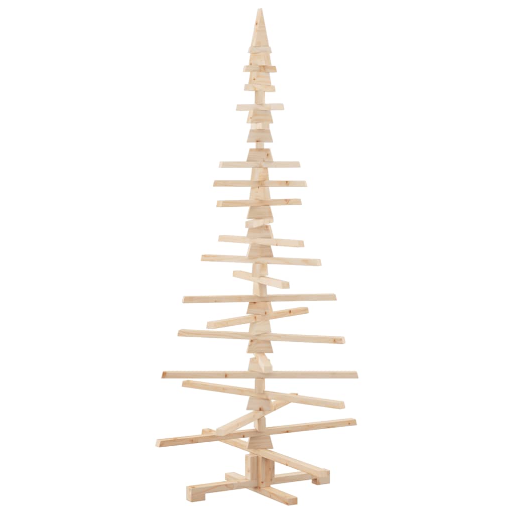 Wooden Christmas Tree KOTKA Solid Pine Wood Natural (unfinished) 180 cm