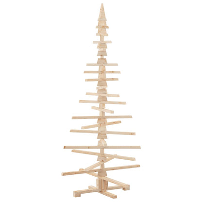 Wooden Christmas Tree KOTKA Solid Pine Wood Natural (unfinished) 180 cm