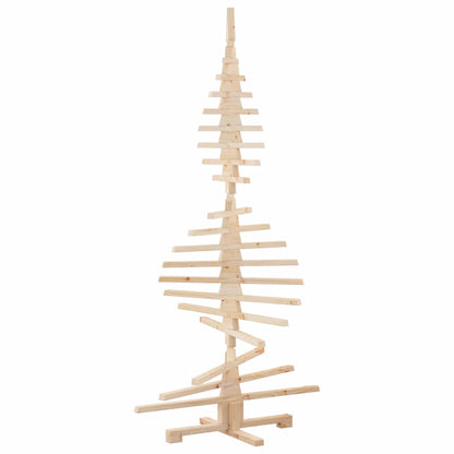 Wooden Christmas Tree KOTKA Solid Pine Wood Natural (unfinished) 180 cm