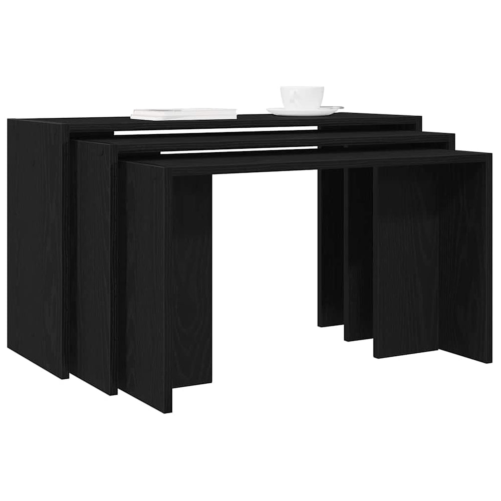 vidaXL Nesting Tables 3 pcs Engineered Wood