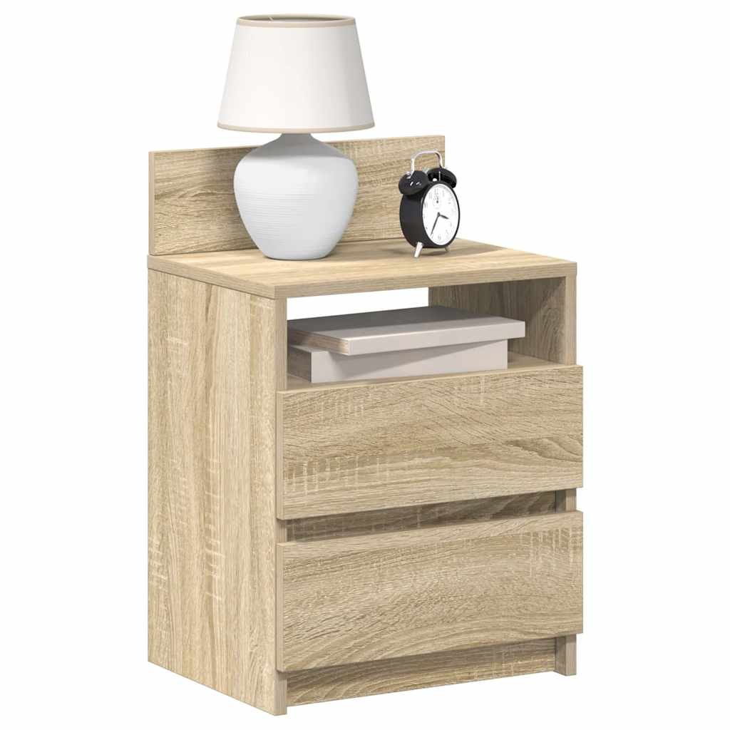 Bedside Cabinets with Drawers 40x33x60 cm Sonoma oak