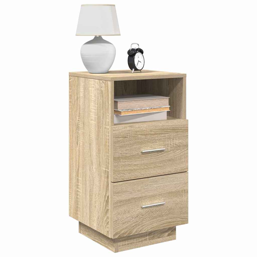 Bedside Cabinets with Drawers 36x36x68 cm Sonoma oak 1