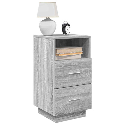 Bedside Cabinets with Drawers 36x36x68 cm Grey sonoma 2
