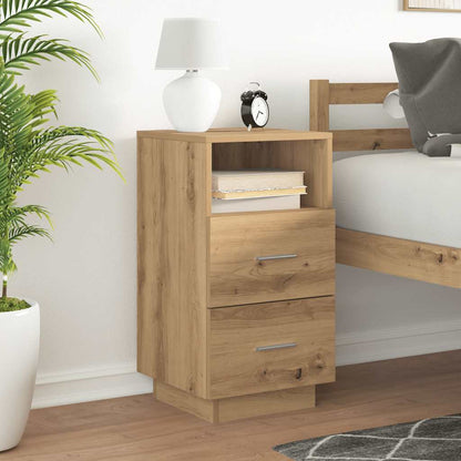 Bedside Cabinets with Drawers 36x36x68 cm Artisan oak 1