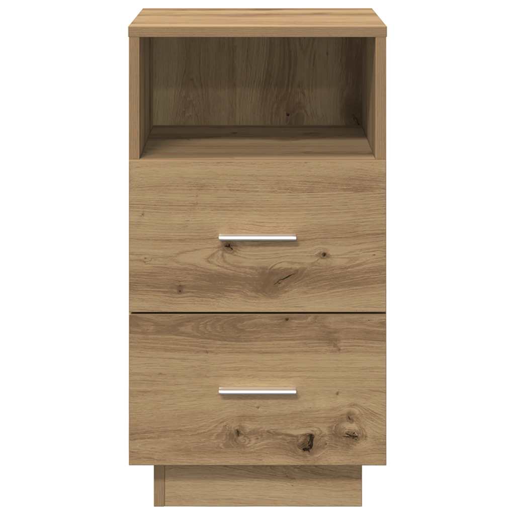 Bedside Cabinets with Drawers 36x36x68 cm Artisan oak 1