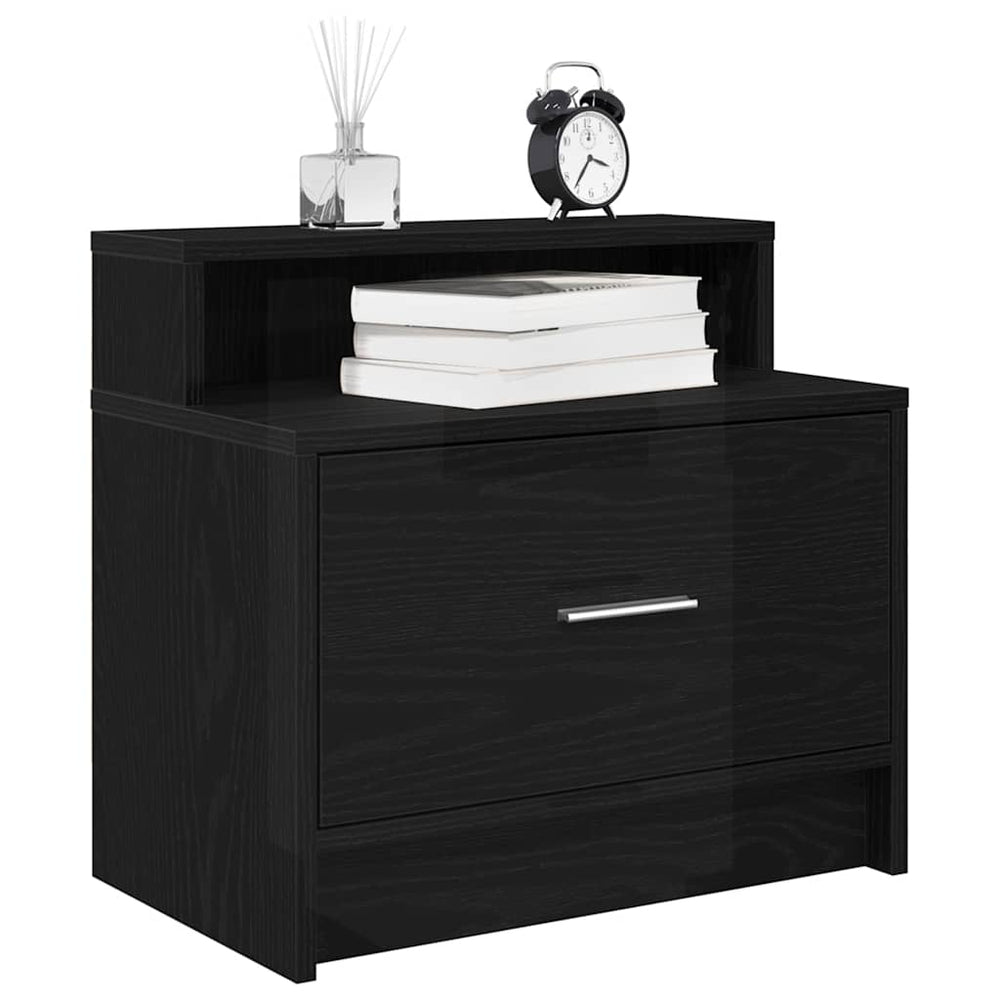 vidaXL Bedside Cabinets with Drawer 51x31x47 cm