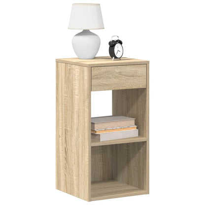 Bedside Cabinet with Drawer 35x34x66,5 cm Sonoma oak