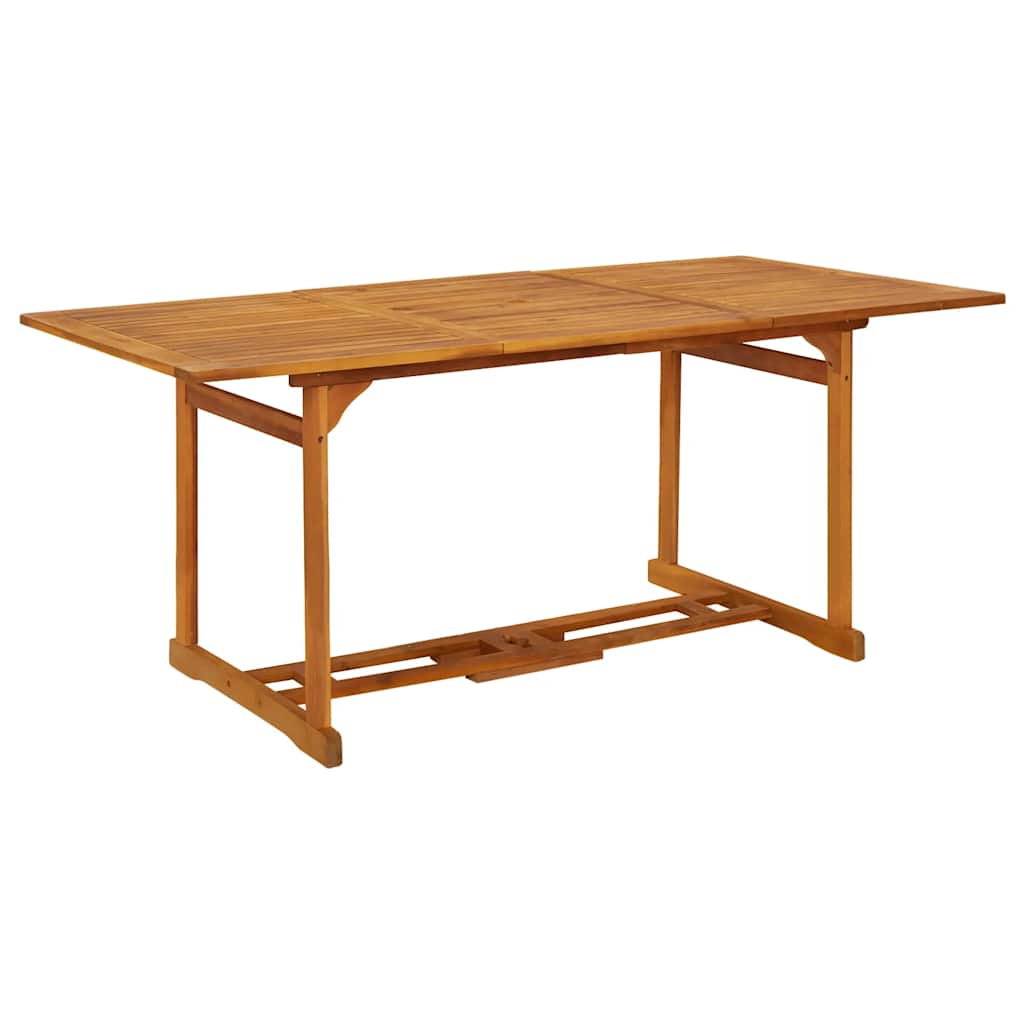 vidaXL 7 Piece Garden Dining Set 180x90x75 cm Solid Wood Acacia 3