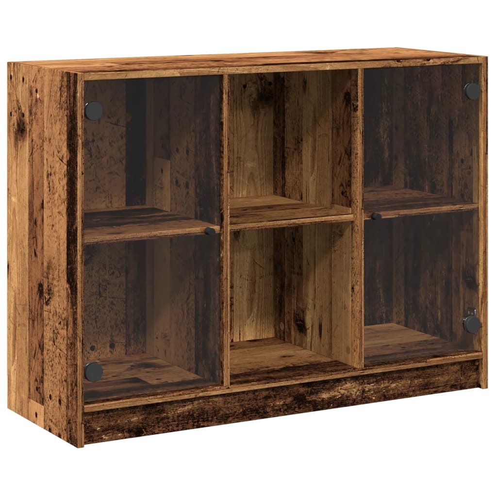 Sideboard 102x37x75,5 cm Engineered Wood Old wood 102 cm