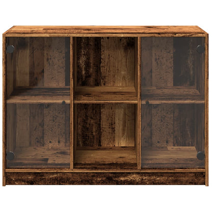 Sideboard 102x37x75,5 cm Engineered Wood Old wood 102 cm