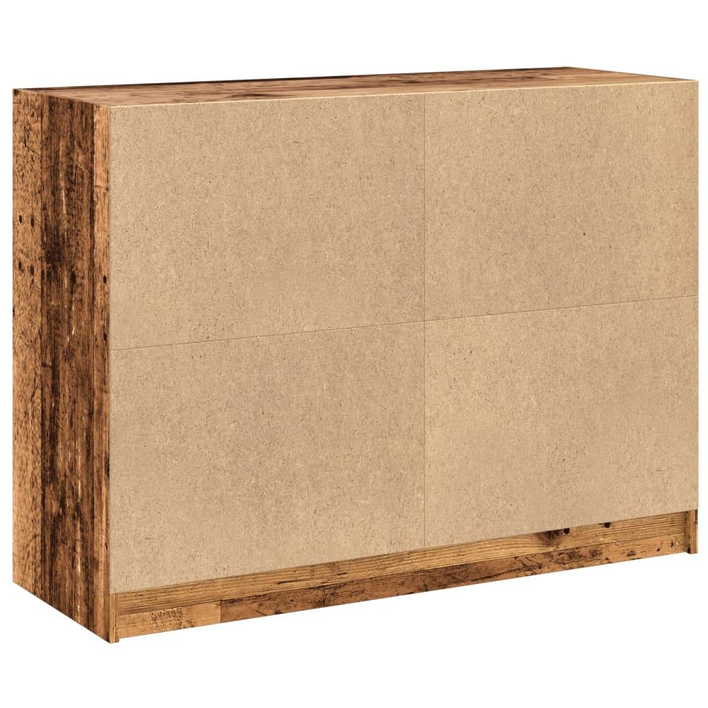 Sideboard 102x37x75,5 cm Engineered Wood Old wood 102 cm