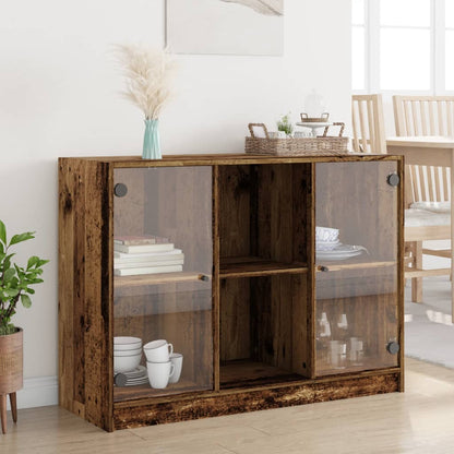 Sideboard 102x37x75,5 cm Engineered Wood Old wood 102 cm