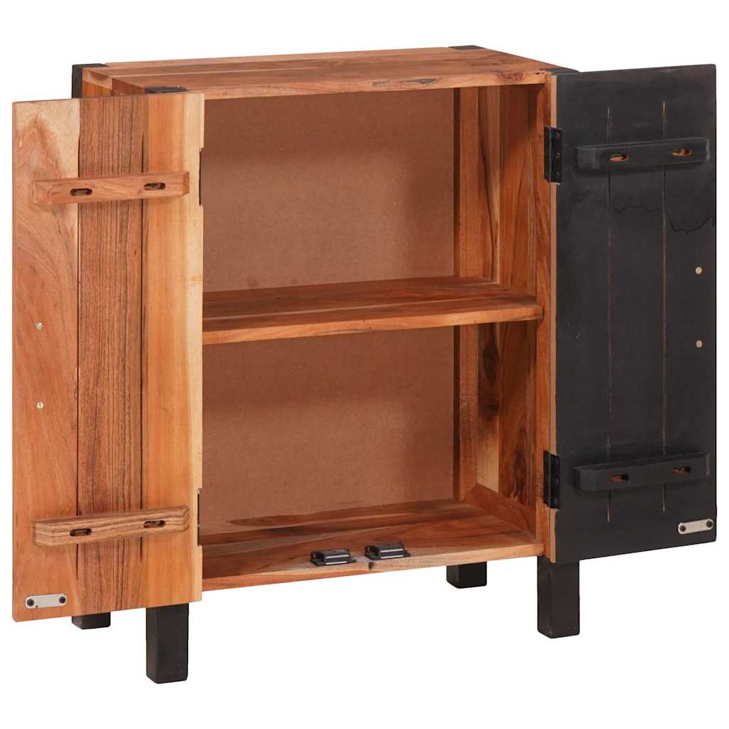 vidaXL Sideboard 3 pcs Brown 55 x 30 x 75 cm Solid Acacia Wood 4
