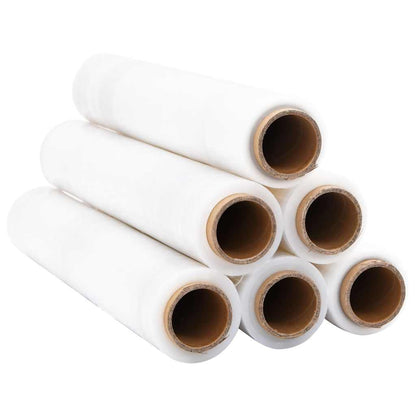 Stretch Film 23 μm 50 cm 150 m 6 pcs Transparent 50 cm x 300 m (23 μm thick)