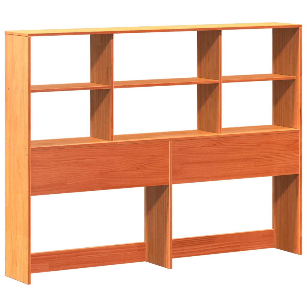Bookcase Bed without Mattress Wax brown 150 cm 200 cm