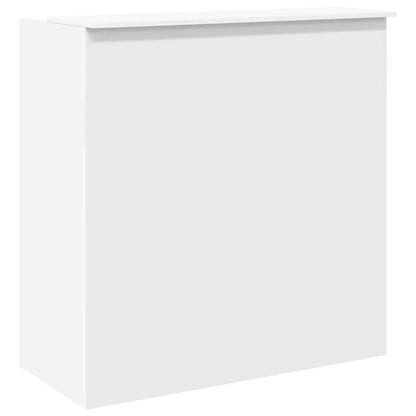 Reception Desk 55x50x103,5 cm Engineered Wood White 100 x 50 x 103.5 cm