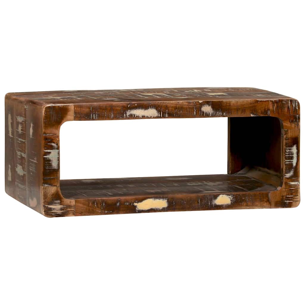 TV Cabinet Multicolour Solid Reclaim wood 60 x 30 x 25 cm