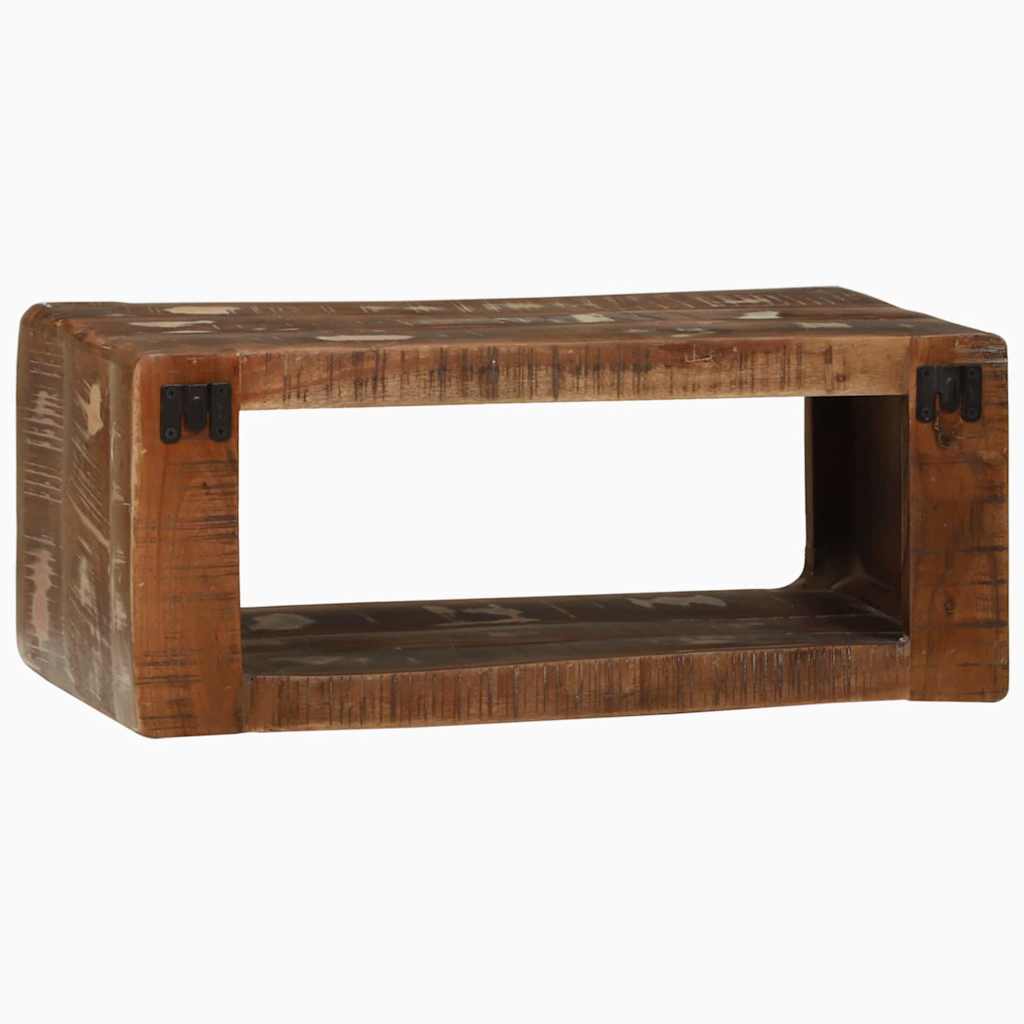 TV Cabinet Multicolour Solid Reclaim wood 60 x 30 x 25 cm