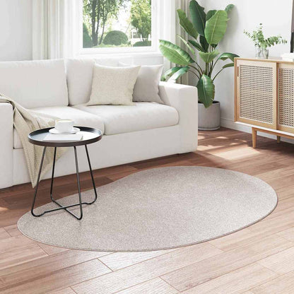 Carpet HUARTE 120 x 170 cm Polyester Oval-raindrop Sand