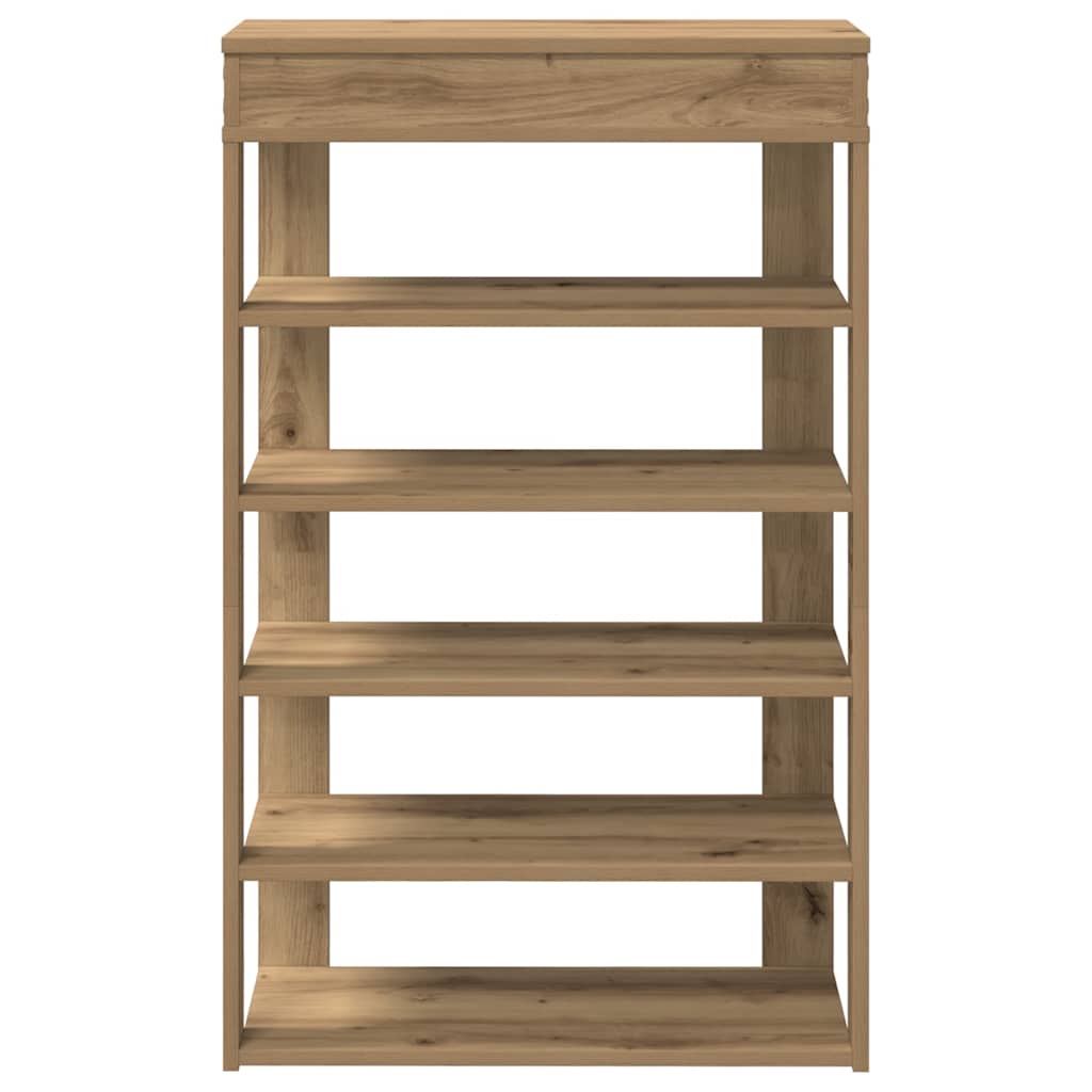 Shoe Rack 60x30x98 cm Engineered Wood Artisan oak 60 cm