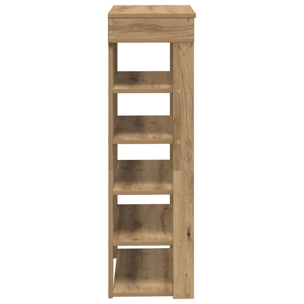 Shoe Rack 60x30x98 cm Engineered Wood Artisan oak 60 cm