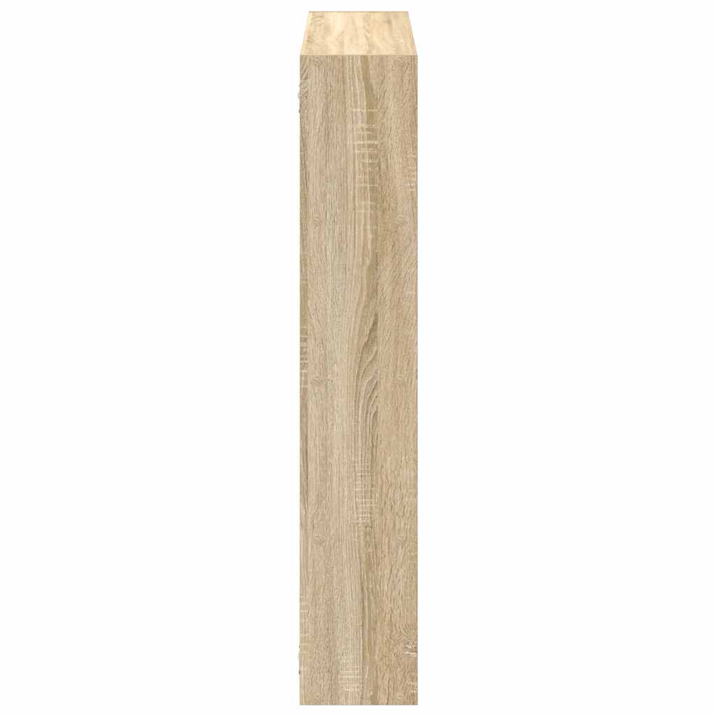Wall Cube Shelf 12 Compartments Engineered Wood Sonoma oak