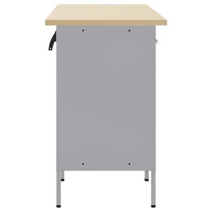 vidaXL Work Cabinet with Drawer 4 pcs Red and Grey 200 x 55 x 85 cm 3