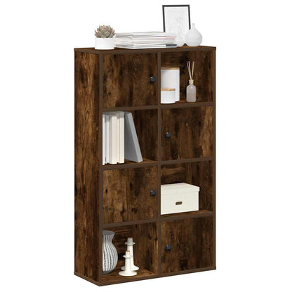 Bookcase 89x24x101.5 cm Engineered Wood Smoked oak 60 cm