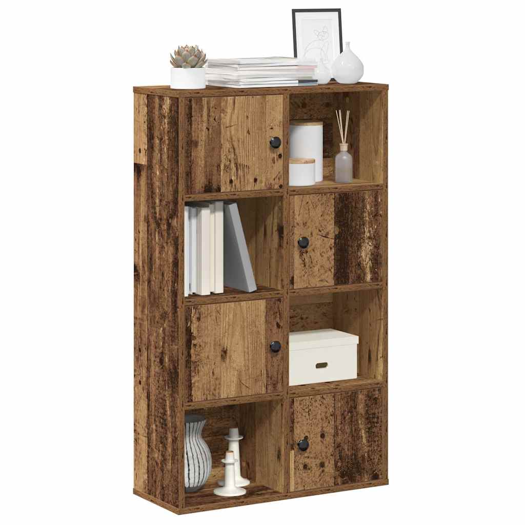 Bookcase 89x24x101.5 cm Engineered Wood Old wood 60 cm